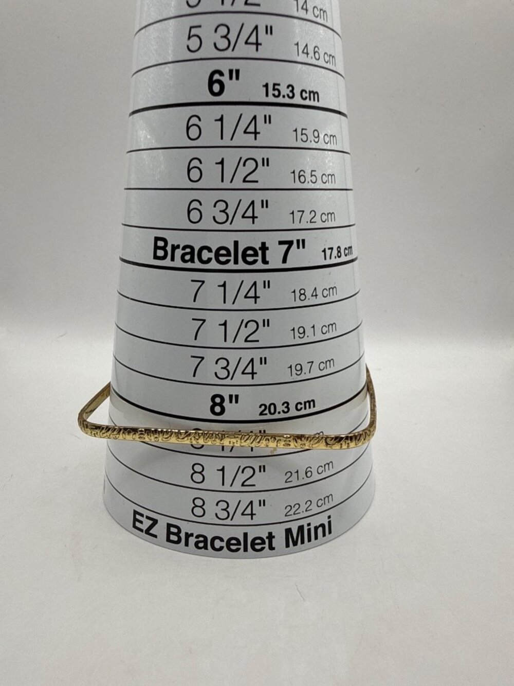 Vintage Gold Square Bangle Bracelets Set | Minimalist Geometric Stackable Retro - Picture 4 of 5